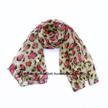 Fashion Leopard Printed Long Scarf for Lady